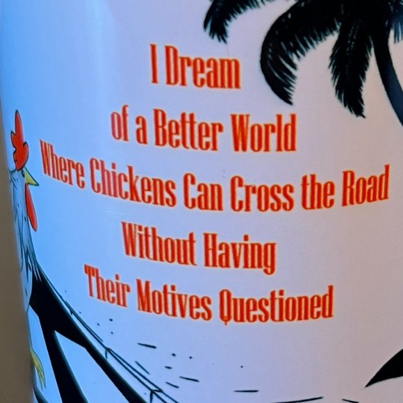 KEY WEST Florida  Souvenir Mug ~ Chickens Crossing Road ~ Duval Street - Picture 3 of 9